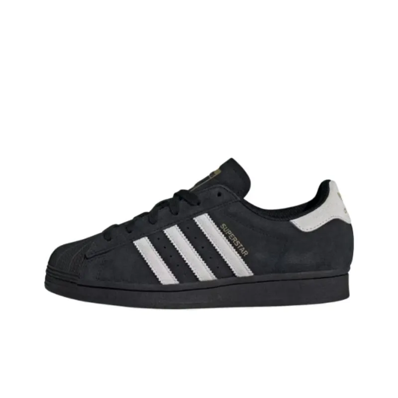 Adidas Superstar Core Black Matter Gold Women's-0