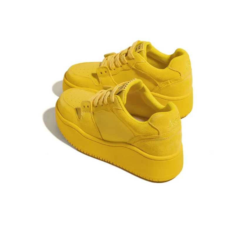 KODI Anti Slip And Wear Resistant Height Increasing Low Top Skateboard Shoes Women's-3
