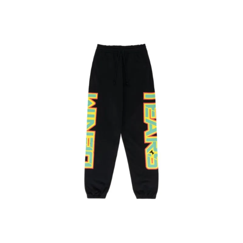 Denim Tears SS24 Knitted Sweatpants Unisex Black-1