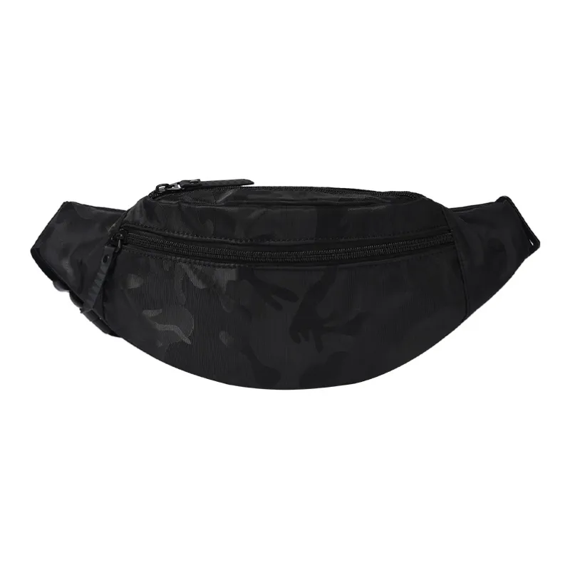 Yohji Kimura Oxford Crossbody Bag, One Shoulder Sling Bag Trumpets Men's Camouflage Black/Black-20