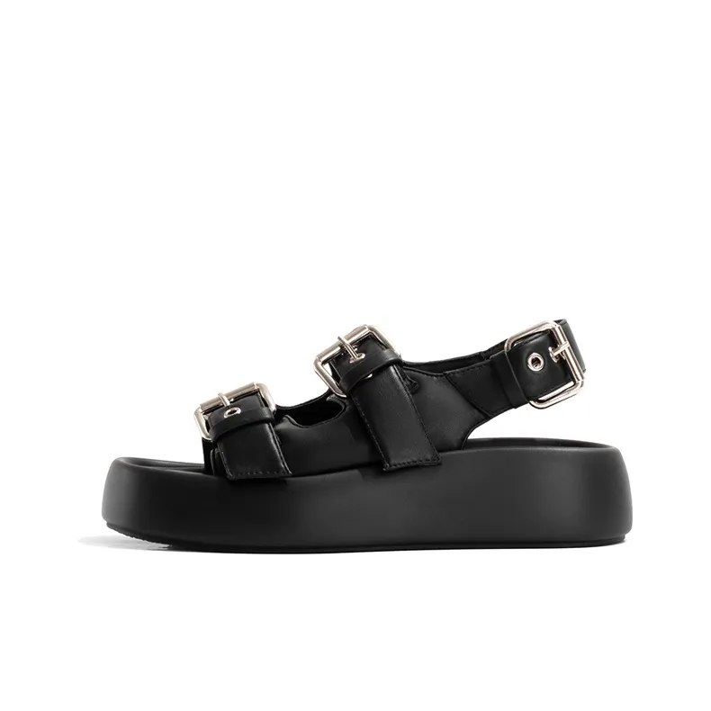Old Meow Platform Height Increasing Beach Sandals Women's-9