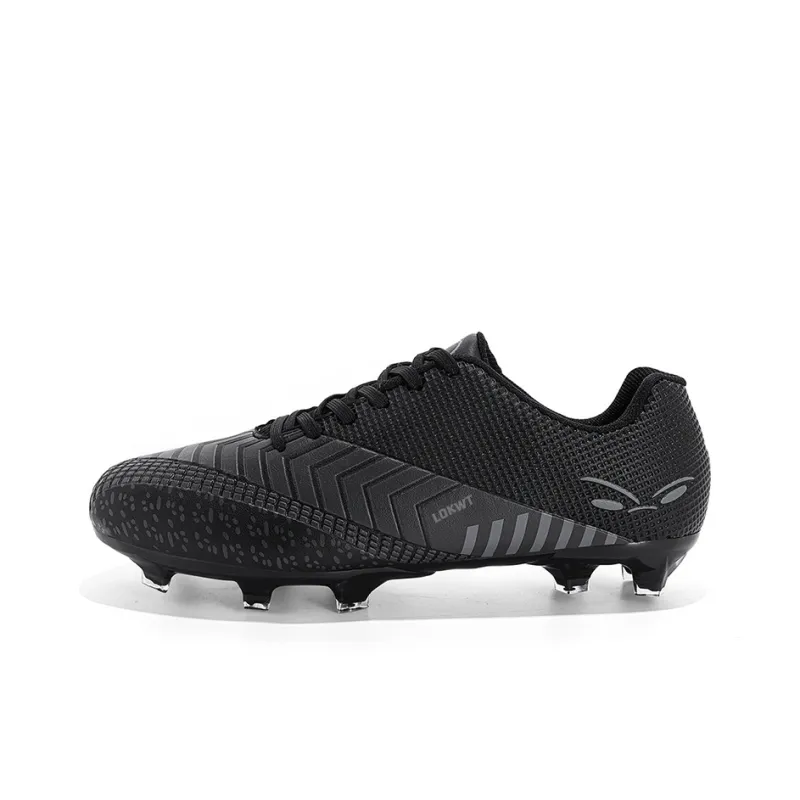 LOKWT Soccer Shoes Unisex Low Top Dark Blue-0