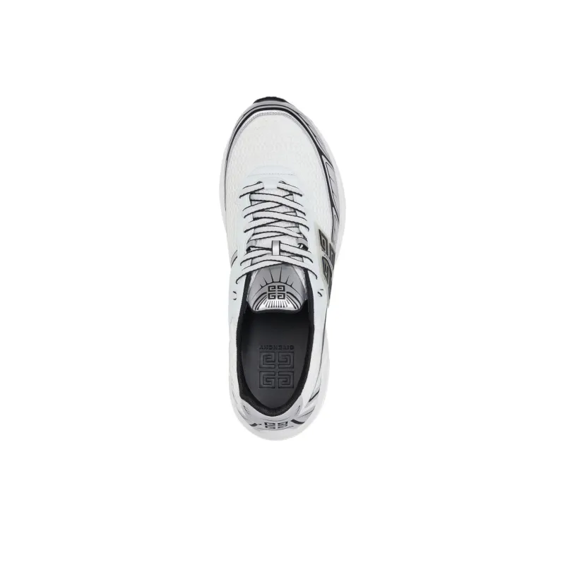 Givenchy Nfnty 52 Low Top Casual Shoes Men's White-3