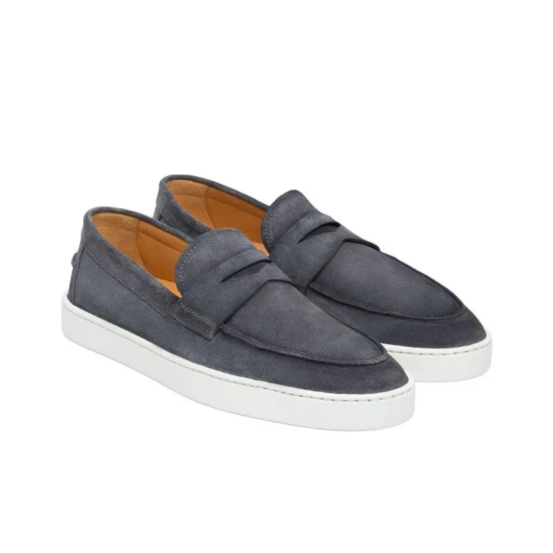Magnanni Lawford Fl Loafers Men's Blue-2