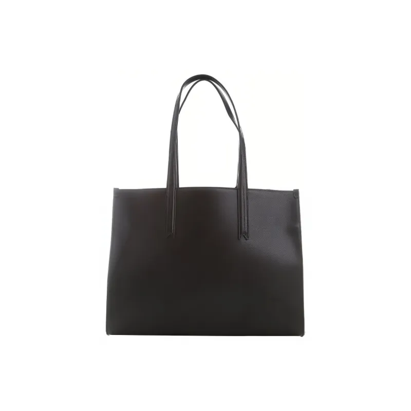 EMPORIO ARMANI Polyurethane Tote Bag, Shopping Bag, Handbag Women's Black-3