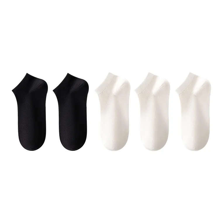 MIIOW No Show Socks Men's 5 Pack-11