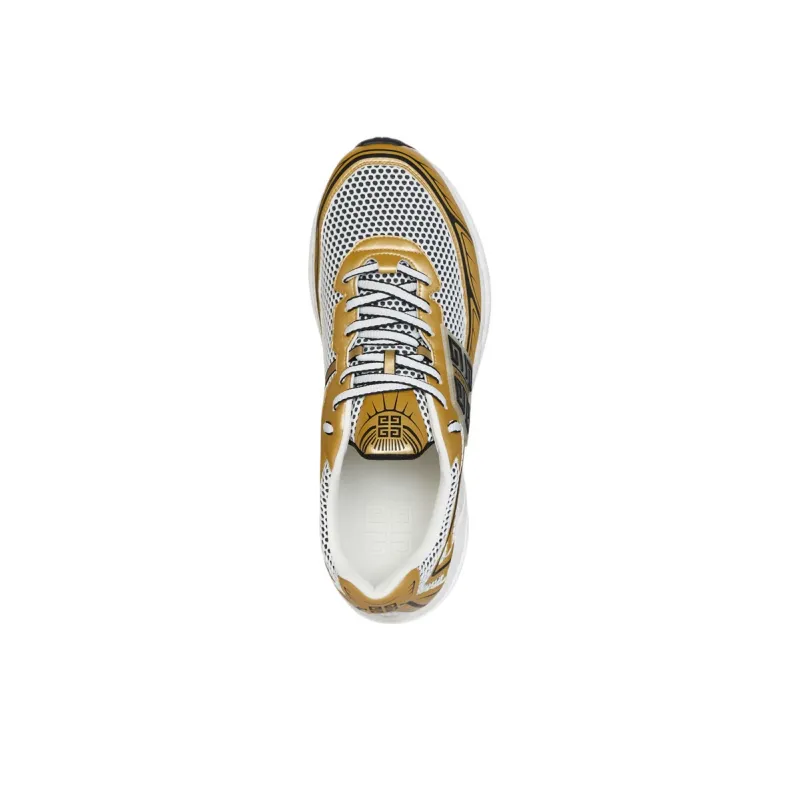 Givenchy Nfnty 52 Low Top Casual Shoes Men's Gold-3