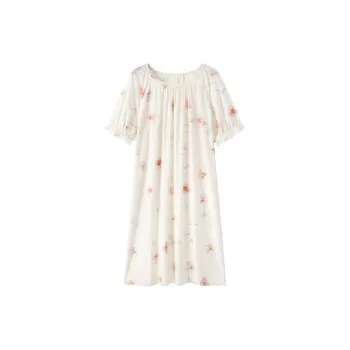 Lan Miao Nightgown Women's Apricot