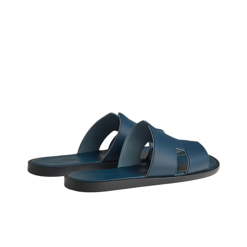 HERMES Izmir Slide Slippers Women's Blue-3