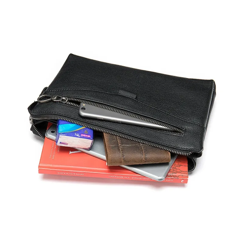 DOSRFINI Genuine Leather Clutch Men's-3