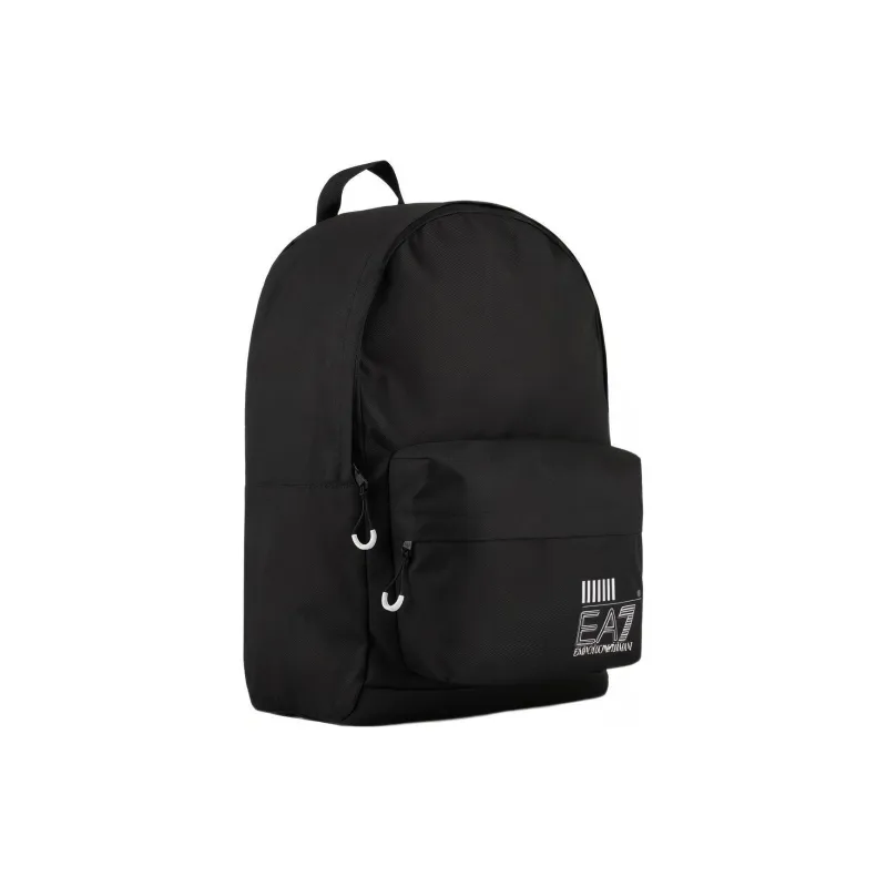 EMPORIO ARMANI Polyester Backpack Unisex Black & White-1