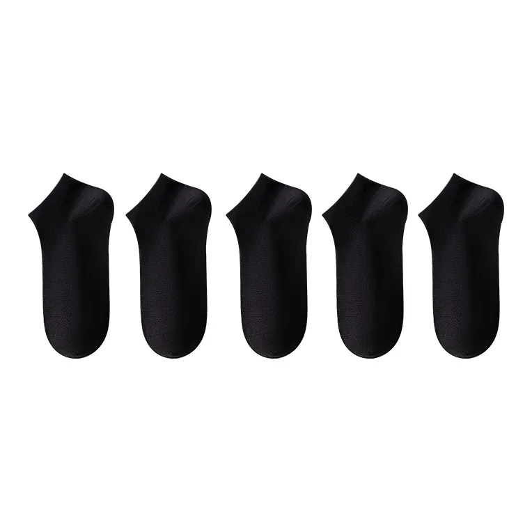 MIIOW No Show Socks Men's 5 Pack-12