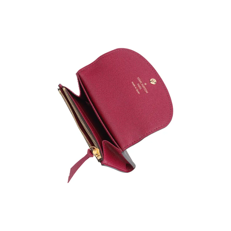 LOUIS VUITTON Coin Purse Rosalie Monogram Fuchsia-7