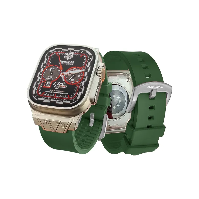 AKGLEADER Apple Compatibility Watch Band Fluoroelastomer Material-6