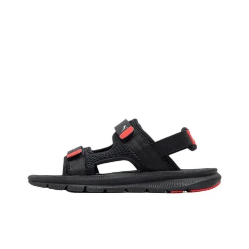 PUMA Evolve Beach Sandals Women's Black/Red