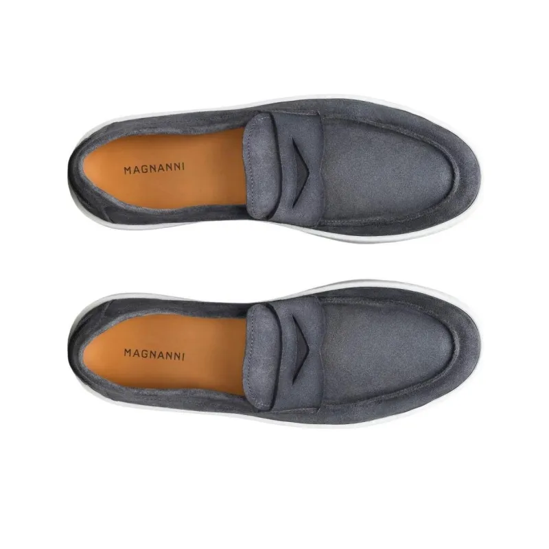 Magnanni Lawford Fl Loafers Men's Blue-3