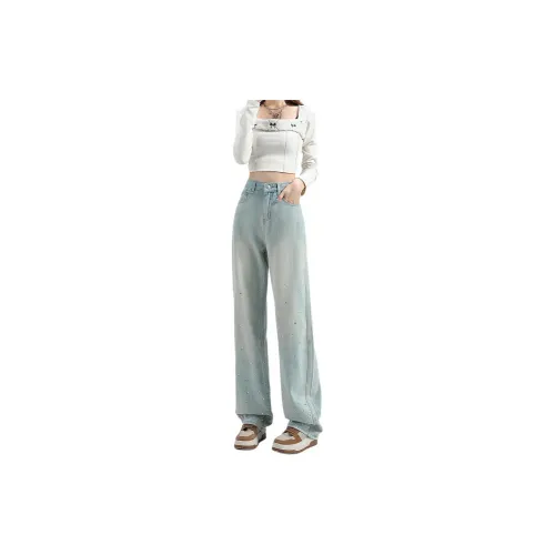 KULAIYA Jeans Women's Blue