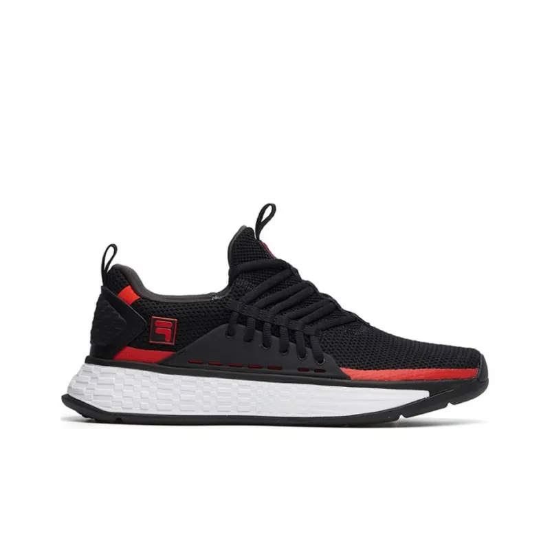 FILA Lux Low Black/Red-1