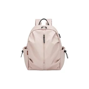 ST&SAT Fabric Backpack Large Size Women's Dream Pink/Elegant Gray/Elegant Black