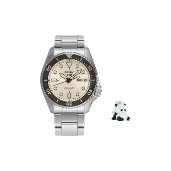 SEIKO Automatic Mechanical Movement Stainless Steel Strap Watch Men's Watches Mother of Pearl Color Watch Dial