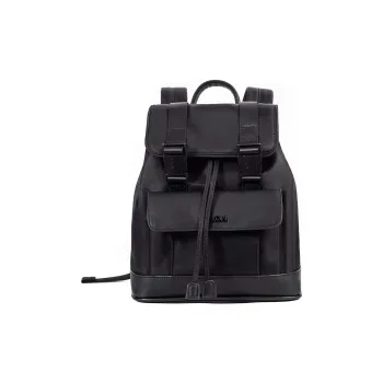 LEXON Nylon Backpack Handbag Small Size Women's Black/Gray