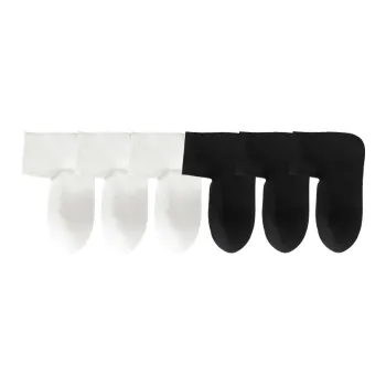 Left Divided By Right Ankle Socks Men's 6 Pack