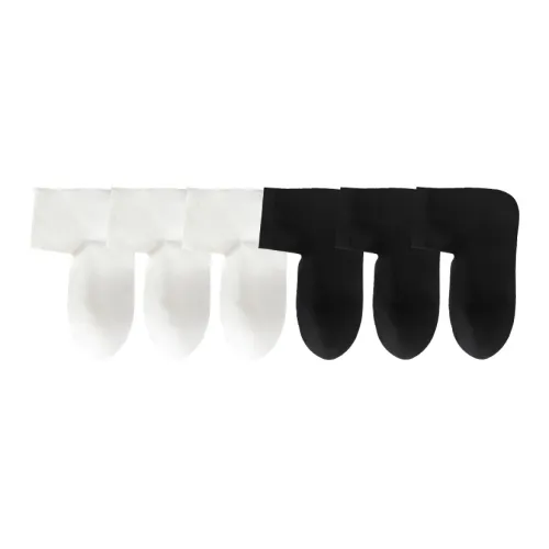 Left Divided By Right Ankle Socks Men's 6 Pack