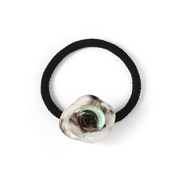 CAROMAY Acetate Plate Hair Ties Women's-5