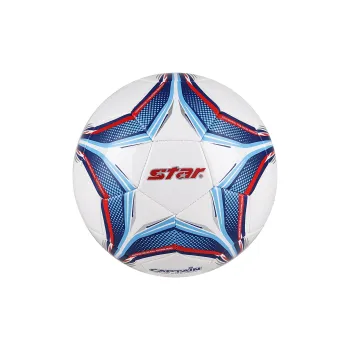 Star Size 3 Soccer PVC Machine Stitched Soccer Ball Kids' White Blue Red