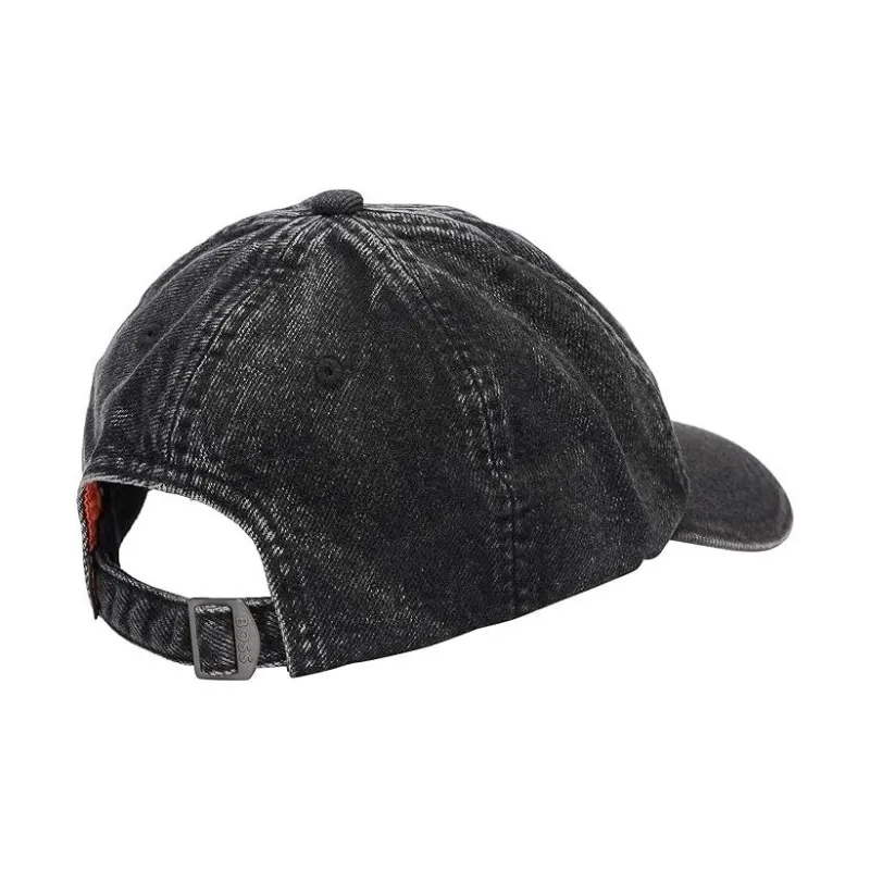 HUGO BOSS Cotton Baseball Caps Men's Black-1