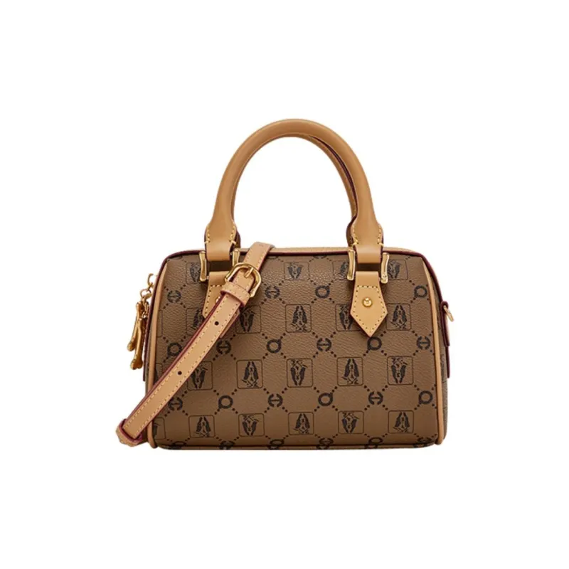 Hush Puppies Cow Leather With PVC Leather Shoulder Bag, Crossbody Bag Trumpets Women's Multicolor-17