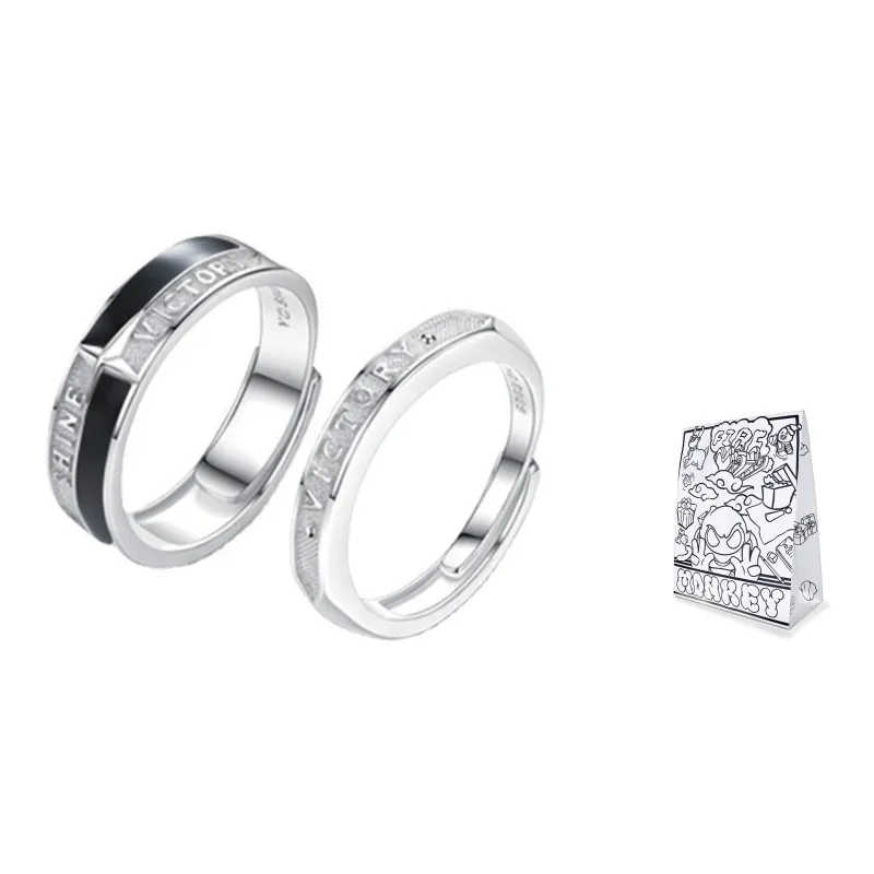 FireMonkey S999 Fine Silver Couple Rings Unisex Custom Greeting Card-6