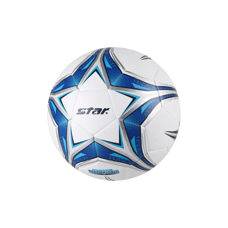 Star Size 4 Soccer TPU Seamless Thermal bonding Unisex Blue White-1
