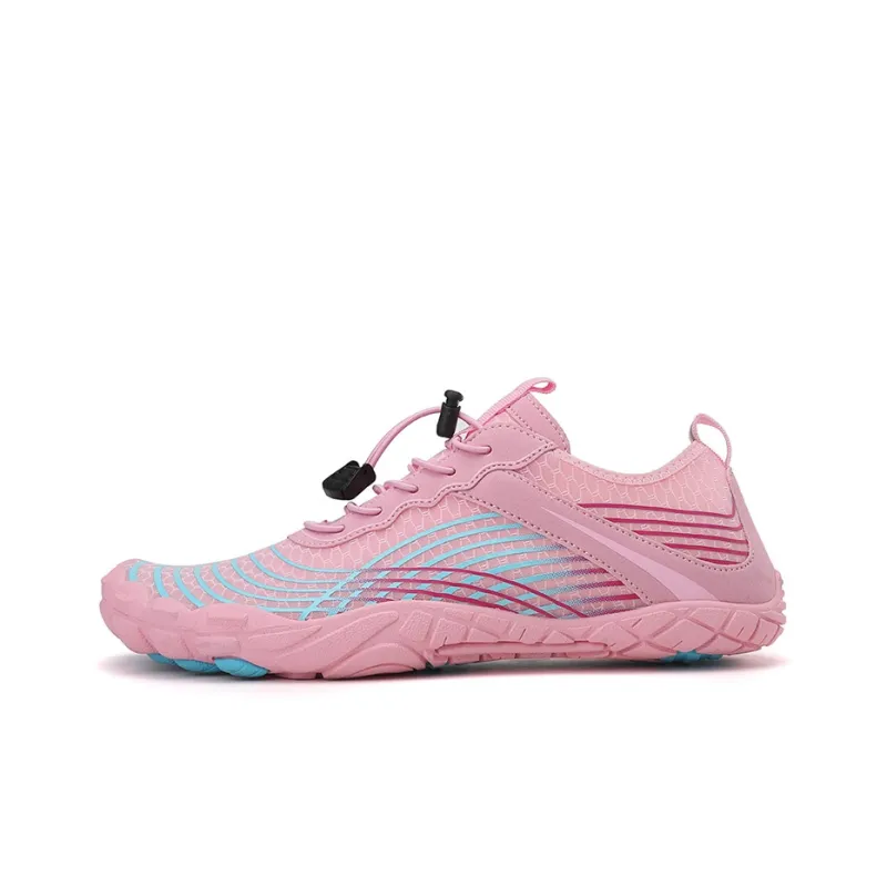 GESENLANG Slip Resistant, Breathable, Quick Dry River Trekking Shoes Women's Pink-0