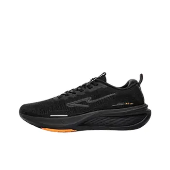 Erke Bullets Low-Top Running Shoes Men's Jet Black