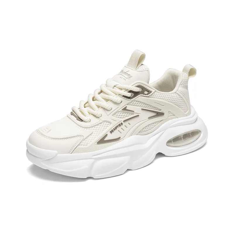 Magelly Chunky Sneakers Men Low Top Beige-1