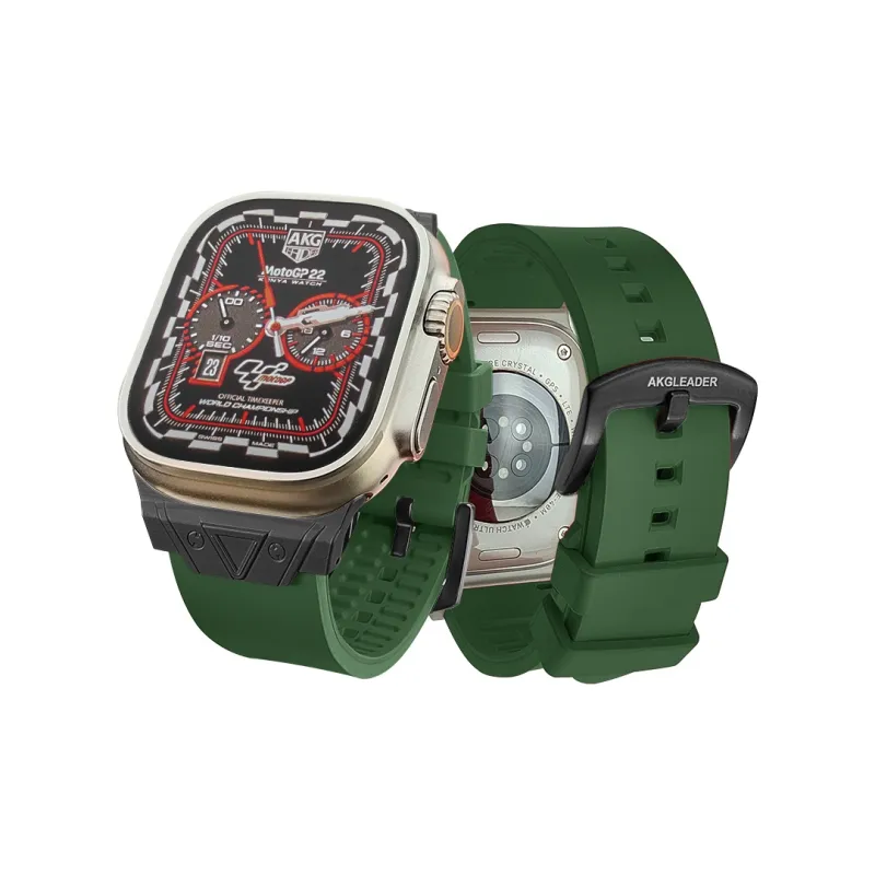 AKGLEADER Apple Compatibility Watch Band Fluoroelastomer Material-7