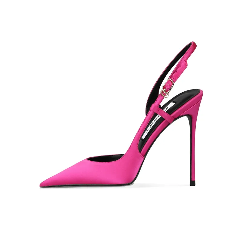Ganxiaojie Strap Sandals 6cm/8cm/10cm Women's Peach Pink-0
