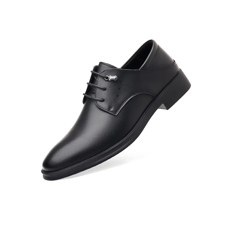 PTLS Dress Shoes Men Low Top Black/White-4