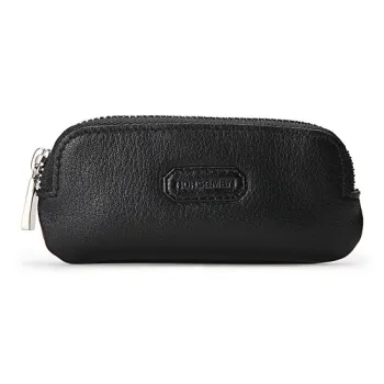 HORSEMEN Top Grain Cow Leather Key Pouch Mini Men's Black