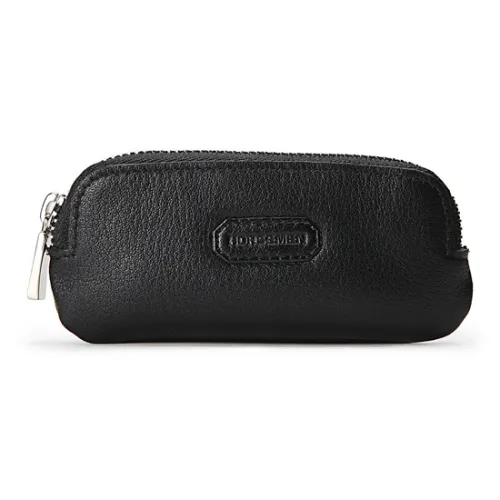 HORSEMEN Top Grain Cow Leather Key Pouch Mini Men's Black