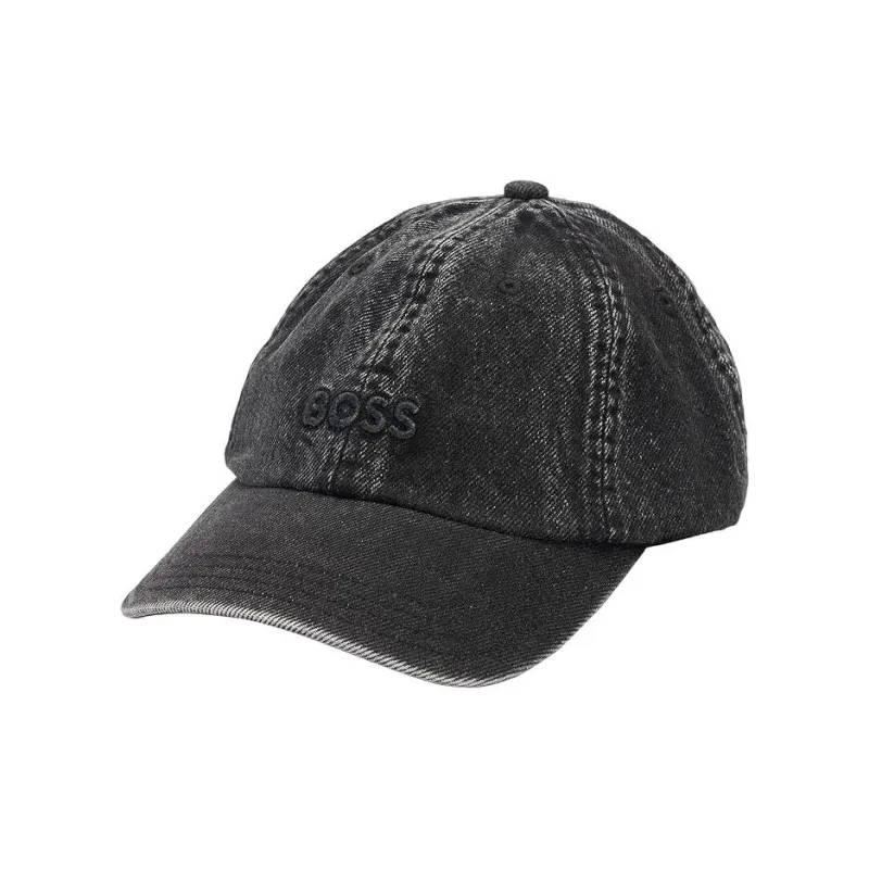 HUGO BOSS Cotton Baseball Caps Men's Black-0