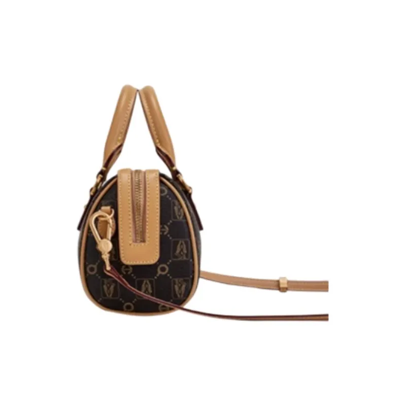Hush Puppies Cow Leather With PVC Leather Shoulder Bag, Crossbody Bag Trumpets Women's Multicolor-8