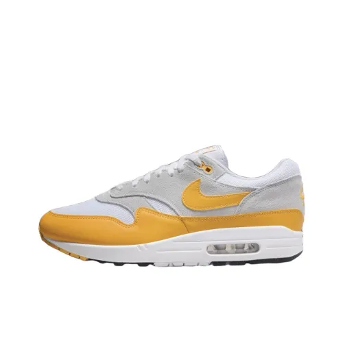 Nike Air Max 1 Running Shoes Men Low-Top White/Yellow