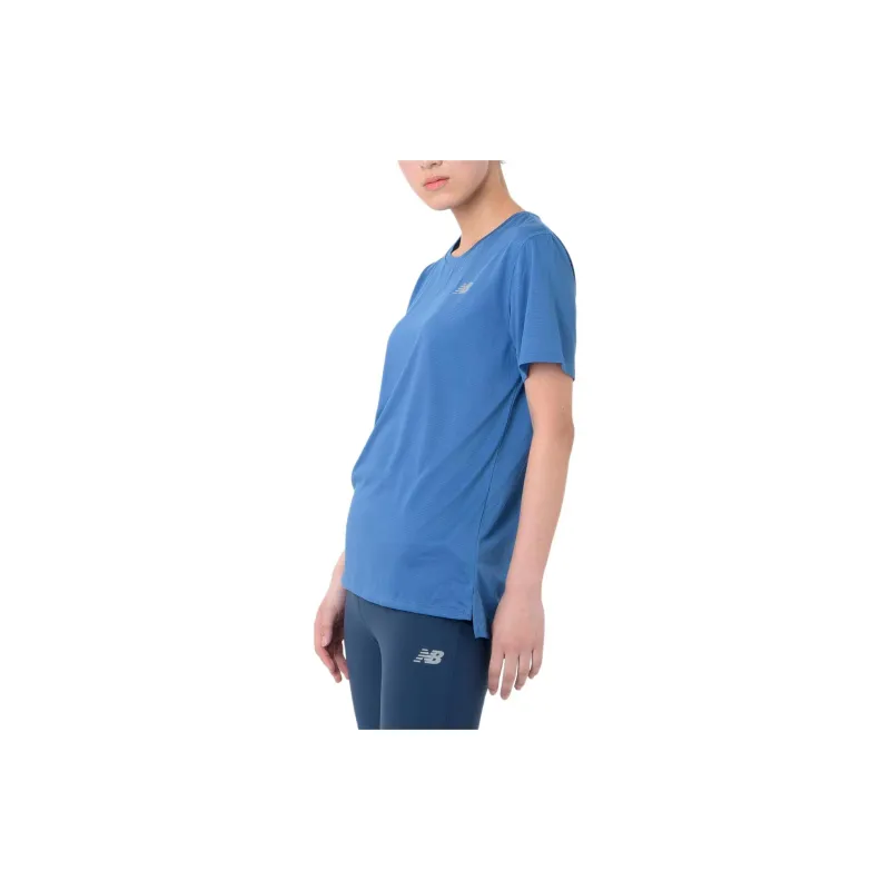 New Balance T Shirt Women's Blue Agate-1