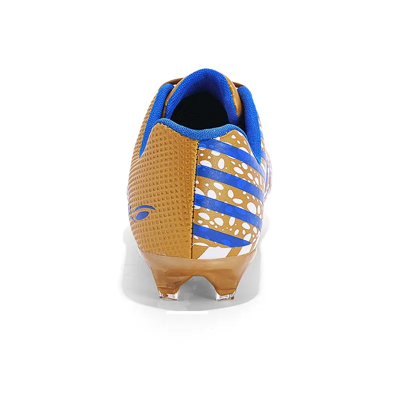 LOKWT Soccer Shoes Unisex Low Top Dark Blue-8