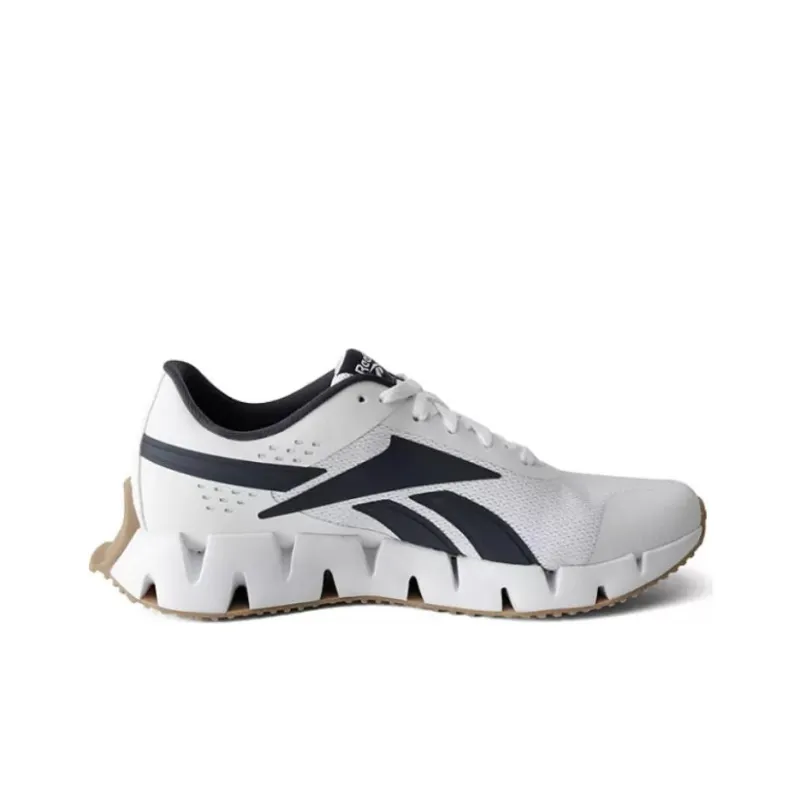 Reebok Anti-Slip Wear-Resistant Low-Top Athletic Shoes Men's White Black Brown-1
