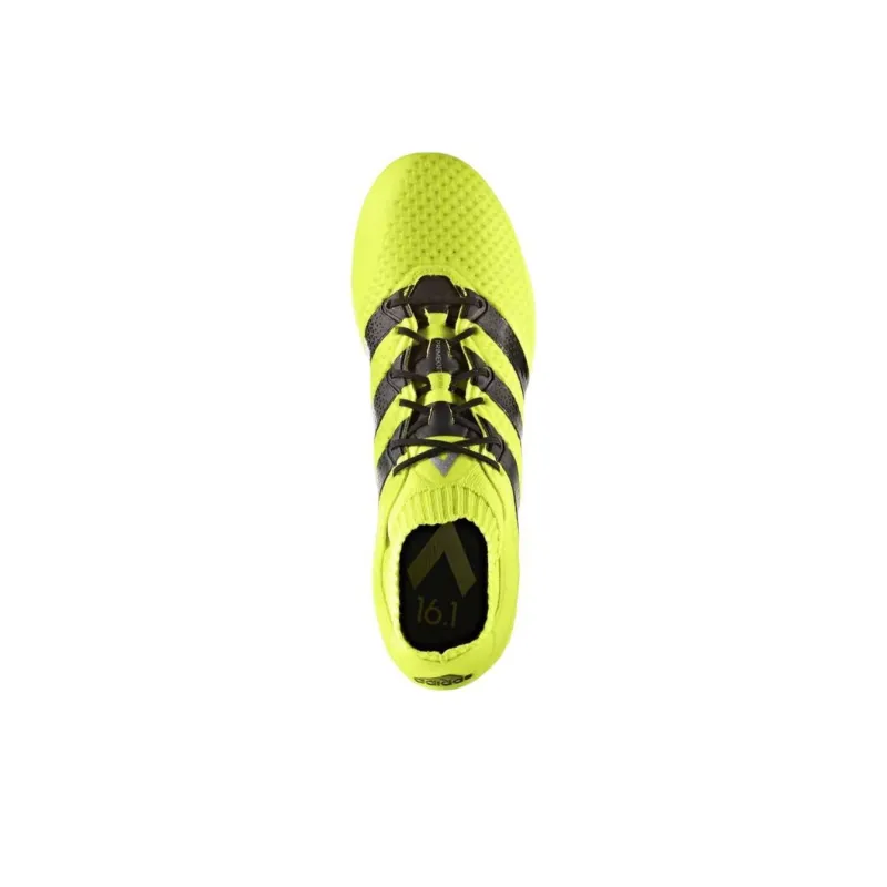 Adidas Ace 16.1 AG Rubber Short Studs Anti-Slip Wear-Resistant Soccer Shoes Unisex Yellow-3