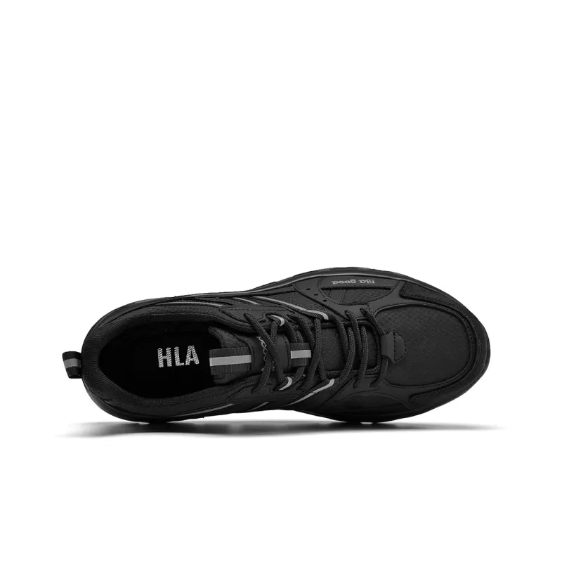 HLA Breathable Mesh Patchwork Lightweight Height Increasing Running Shoes Casual Shoes Men's-2