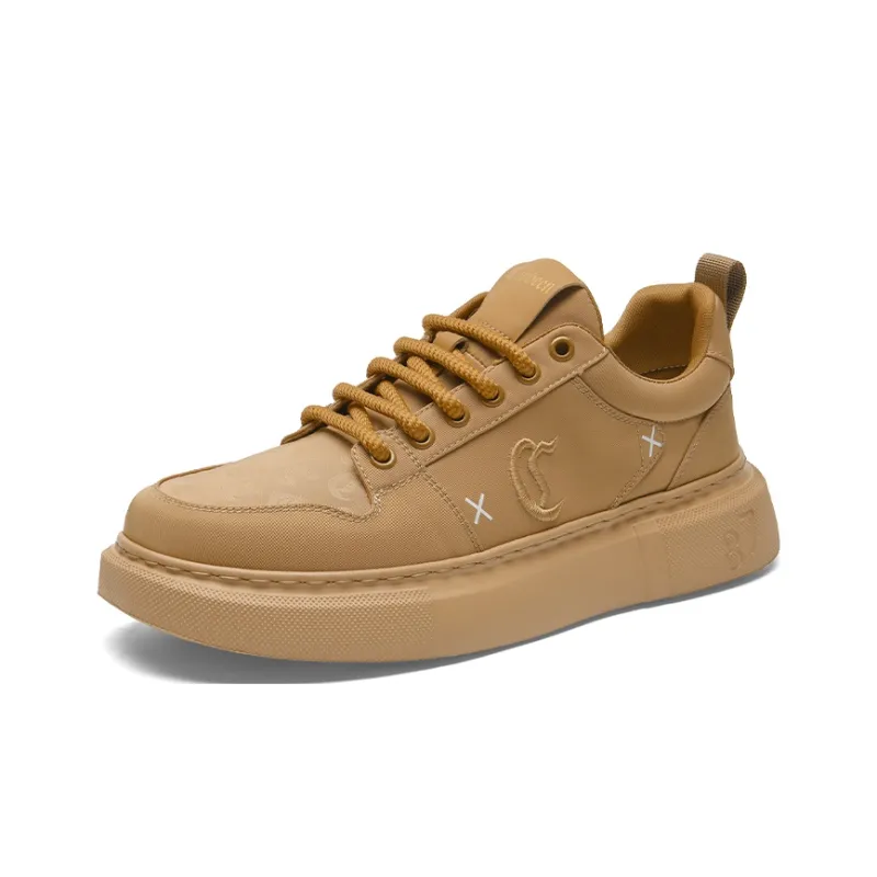 Cabbeen Anti Slip Wear Resistant Low Top Skateboard Shoes Men's-8
